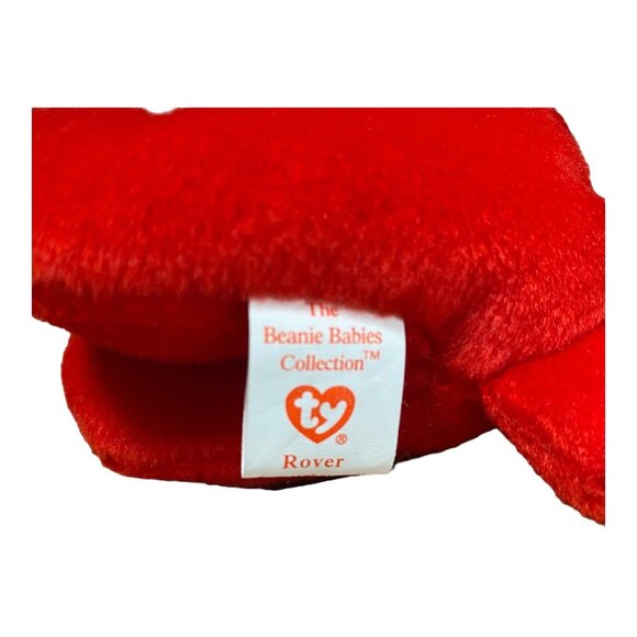 Ty Beanie Baby Original Baby Red Dog Plush Collectible Toy - Picture 9 of 10